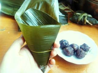 红糖芝麻粽【扁平三角粽】的做法步骤：6