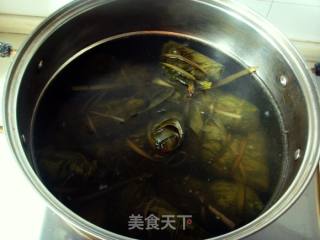 五香肉粽的做法步骤：18