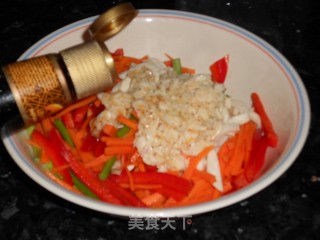杏鲍菇拌蒜薹的做法步骤：13
