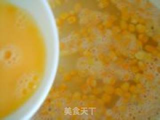 蛋花玉米羹的做法步骤：5