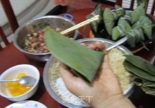 童年的记忆-老家的肉粽的做法步骤：3
