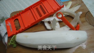 糖醋萝卜片的做法步骤：2