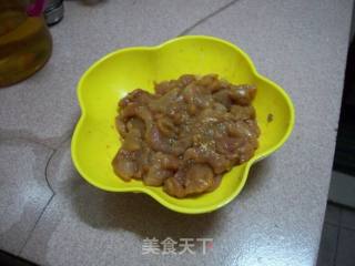 红椒肉片的做法步骤：3