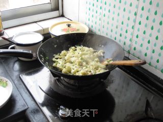 肉丝菜花的做法步骤：9