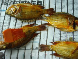 孜然烤罗非鱼的做法步骤：7