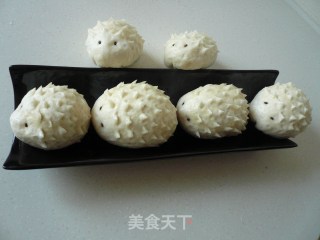 刺猬豆沙包的做法步骤：4