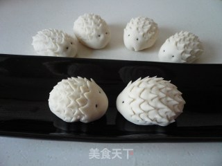 刺猬豆沙包的做法步骤：5