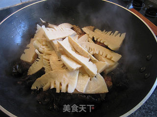 笋炒杂的做法步骤：3