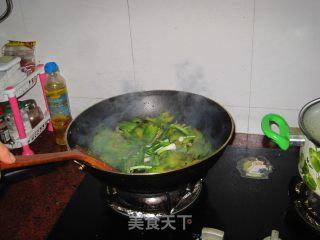 豆豉瘦肉炒苦瓜的做法步骤：6