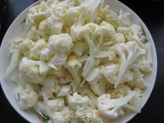 腊肠菜花的做法步骤：2