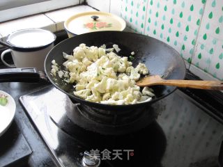 腊肠菜花的做法步骤：4