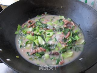 巴鮹油菜汤的做法步骤：9