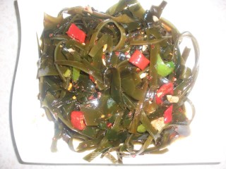 凉拌海带（海边自己捞回来的新鲜海带）的做法步骤：4