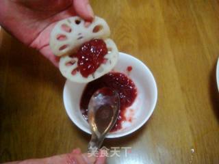 草莓藕夹的做法步骤：5