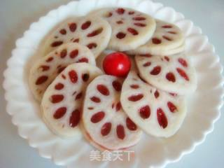 草莓藕夹的做法步骤：6