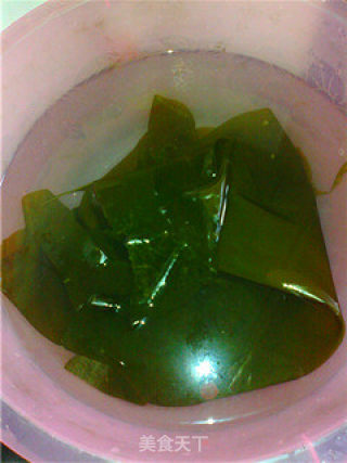 凉拌海带的做法步骤：1