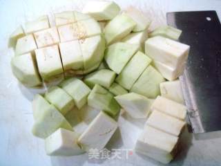 椒油蒜蓉拌茄泥的做法步骤：1