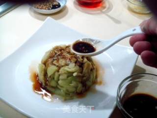 椒油蒜蓉拌茄泥的做法步骤：7