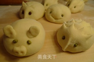 刺猬豆包的做法步骤：7