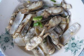 葱香蛏子的做法步骤：6