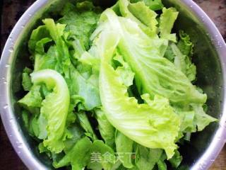 特别新造型--肉圆生菜汤的做法步骤：2