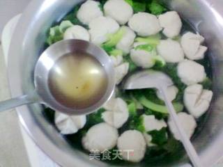 特别新造型--肉圆生菜汤的做法步骤：6