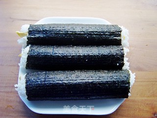紫菜饭卷的做法步骤：7