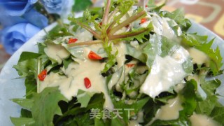 [夏日小凉菜]-----麻酱蒲公英的做法步骤：6