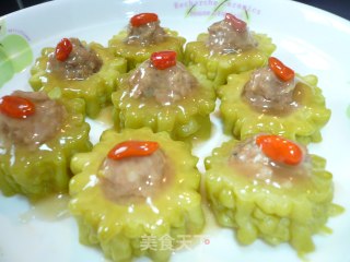 酿苦瓜的做法步骤：4