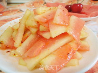【夏日小凉菜】---凉拌西瓜皮的做法步骤：9