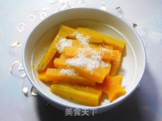 [夏日小凉菜]--酸奶南瓜条的做法步骤：3