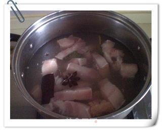 百叶结烧肉的做法步骤：3
