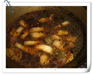 百叶结烧肉的做法步骤：6