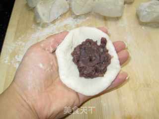 健康早餐--自制豆沙包的做法步骤：5