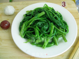 飘香空心菜的做法步骤：3