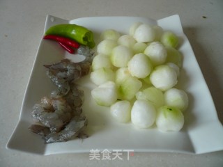冬瓜虾球的做法步骤：2