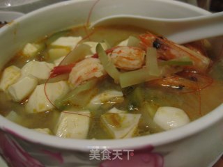 送给老公的——“鲜虾豆腐汤”的做法步骤：8