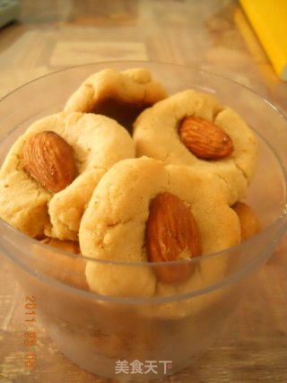花生酱杏仁小饼的做法步骤：5