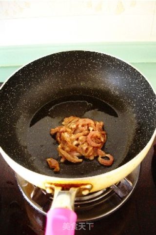 肉丝炒豇豆的做法步骤：5