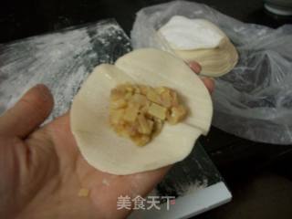 土豆鲜肉煎饺的做法步骤：2