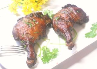 香酥烤鸭腿的做法步骤：7