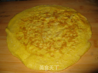 金针蛋皮的做法步骤：4