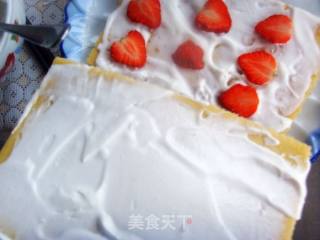 送给孩他爸的--生日蛋糕的做法步骤：9
