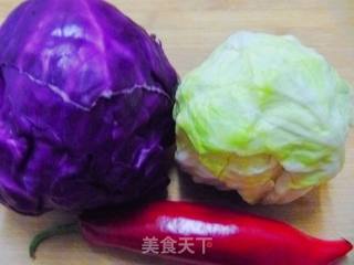 【中式面点】营养早餐---彩椒双色甘蓝卷饼的做法步骤：12