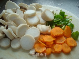 鸡丁孜然杏鲍菇的做法步骤：2