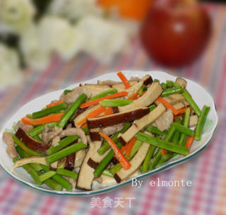 蒜薹炒香干的做法步骤：10