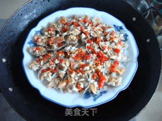 清蒸花蛤的做法步骤：5