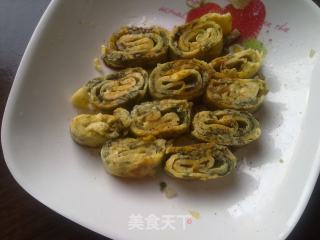 紫菜蛋卷的做法步骤：3