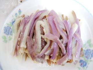 凉拌手撕茄条的做法步骤：5