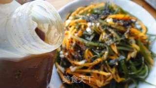 [夏日小凉菜]----拌芝麻海带胡萝卜丝的做法步骤：12